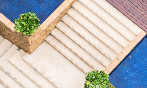Concrete stair pattern for background
